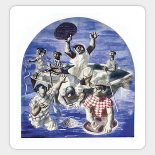 discovery of gold - Candido Portinari Sticker